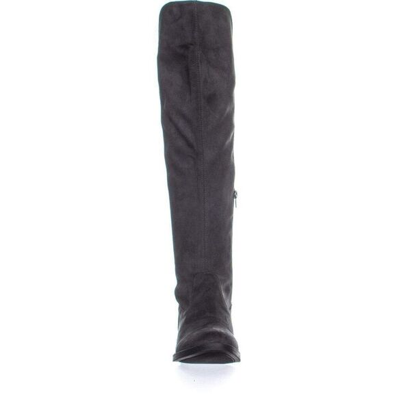 Rebel by Zigi Onya Women’s Knee-High Boots – Dark Gray, Classic & Comfortable - Picture 4 of 9